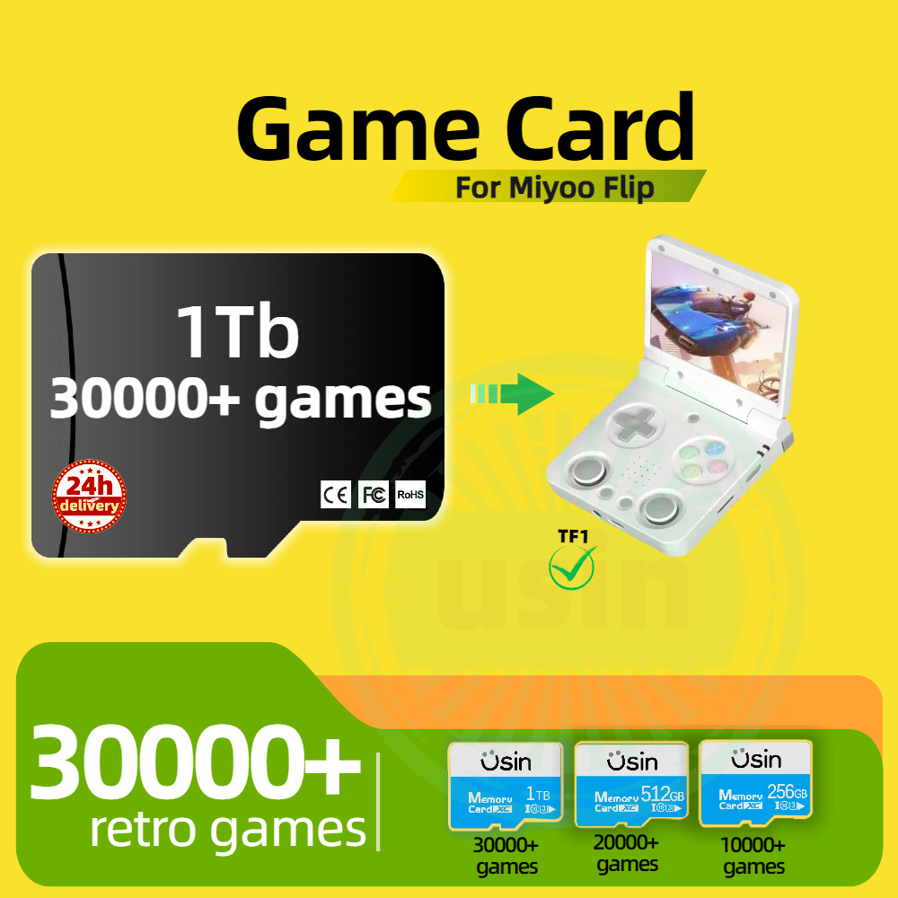 Karta do gry Miyoo Flip 30000+ – Gaming Console Latest recenzja i cena